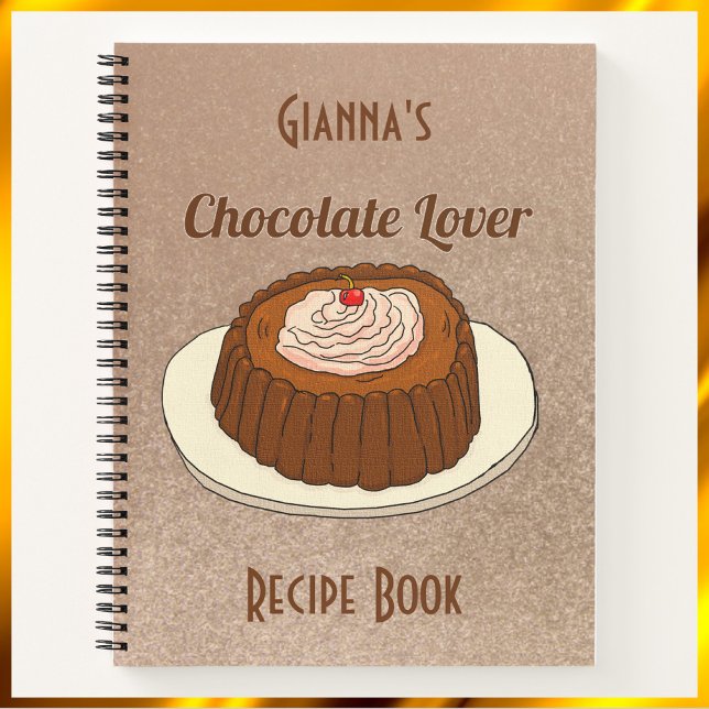 Cute Chocolate Lover Recipe Notebook (Creator Uploaded)