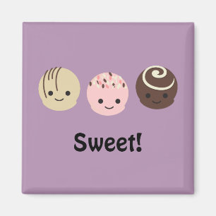 Cute Chocolate Truffles Magnet