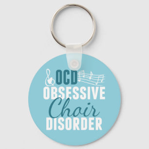 Cute Choir Teal Keychain