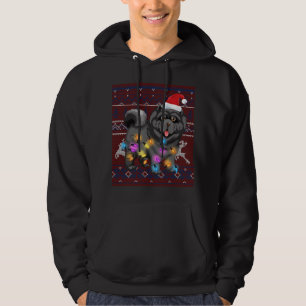 Cute Chow Chow Christmas Lights Ugly Sweater Chow