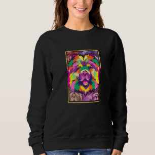 Cute Chow Chow Dog Lover Pop Art Chow Chow Dog Own Sweatshirt