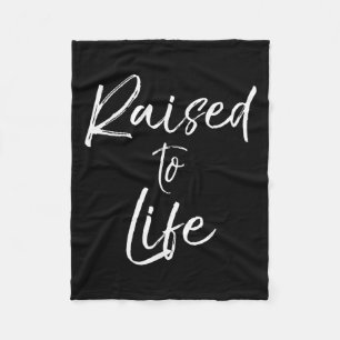 Cute Christian Baptism Gift For New Believers Rais Fleece Blanket