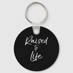 Cute Christian Baptism Gift For New Believers Rais Keychain