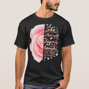 Cute Christian Religious Gifts Her Women Flower Pr T-Shirt