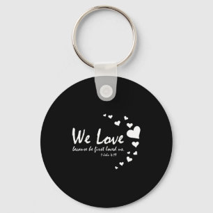 Cute Christian Valentines Day Women Bible Verse He Keychain