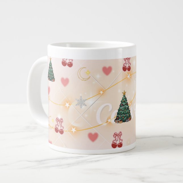 Cute Christmas Aesthetic Mug  (Devant gauche)