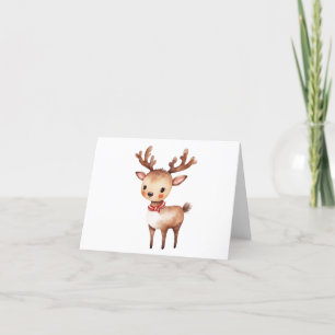 Cute Christmas and Holiday Reindeer BLANK 