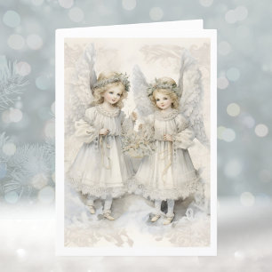 Cute Christmas Angel Holiday Card