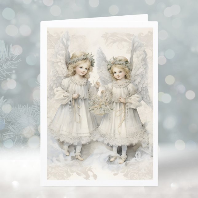 Cute Christmas Angel Holiday Card (Creator Uploaded)