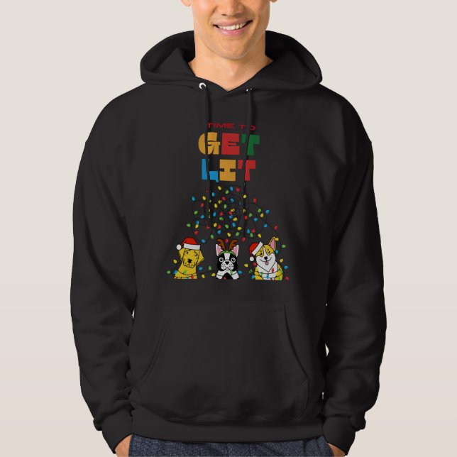 Cute Christmas Apparel Hoodie (Front)