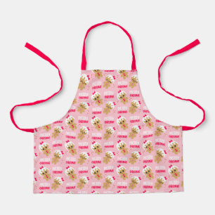 cute Christmas Apron for kids with gingerbread