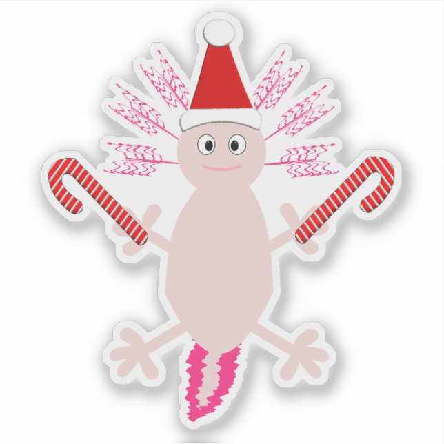 Cute Christmas Axolotl (Front)