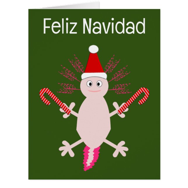 Cute Christmas Axolotl Custom (Front)