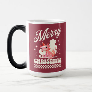 Cute Christmas Axolotl Merry Christmas Magic Mug