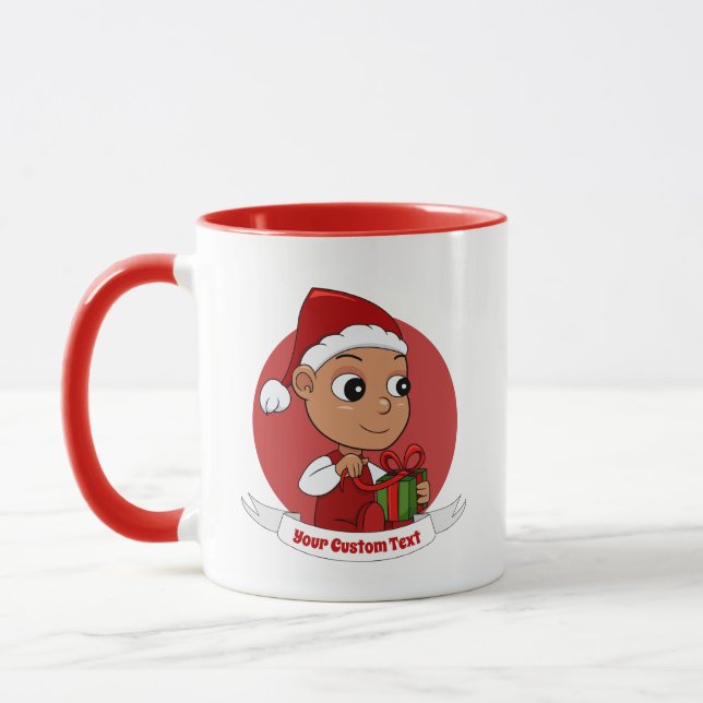 Cute Christmas baby cartoon Mug (Left)