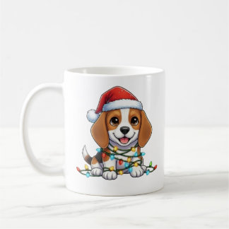 Cute Christmas Beagle Mug