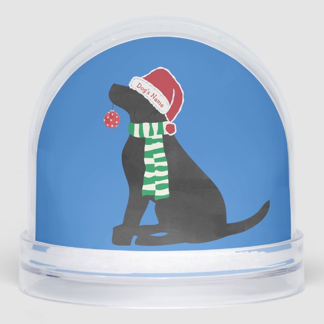Cute Christmas Black Lab Holiday Custom (Avant)