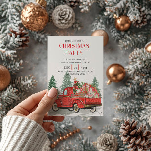 Cute Christmas Bright Holiday Party Christmas Bake Invitation