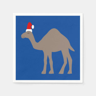 Cute Christmas Camel Napkin