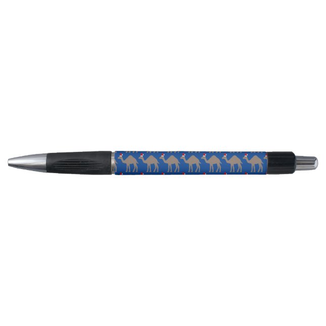 Cute Christmas Camel Patterned Pen (Front)