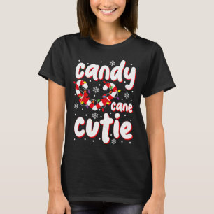 Cute Christmas Candy Cane Cutie Xmas Candy Cane Lo T-Shirt