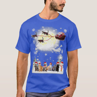 Cute Christmas Cat Costume Gift For Men and Women  T-Shirt