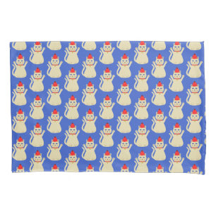 Cute Christmas Cat Double Sided Pattern Pillowcase