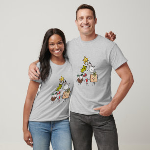 Cute Christmas Characters T-Shirt