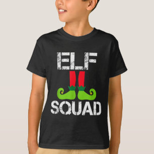 Cute Christmas Cheer Elf Squad Santa's Helper  T-Shirt