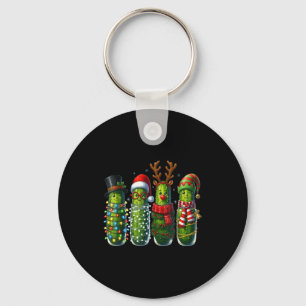 Cute Christmas Ckle Squad Funny Family Holiday Cos Keychain