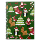 Cute Christmas Collage Design with Santa