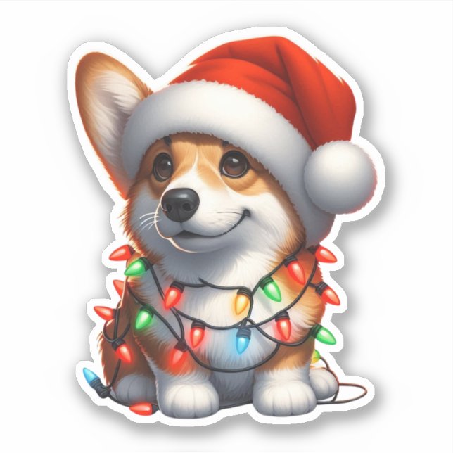 Cute Christmas Corgi  (Front)