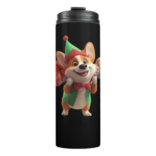 Cute Christmas Corgi Classic T-Shirt Thermal Tumbler