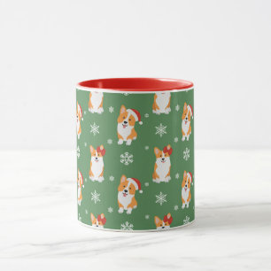 Cute Christmas Corgi Mug