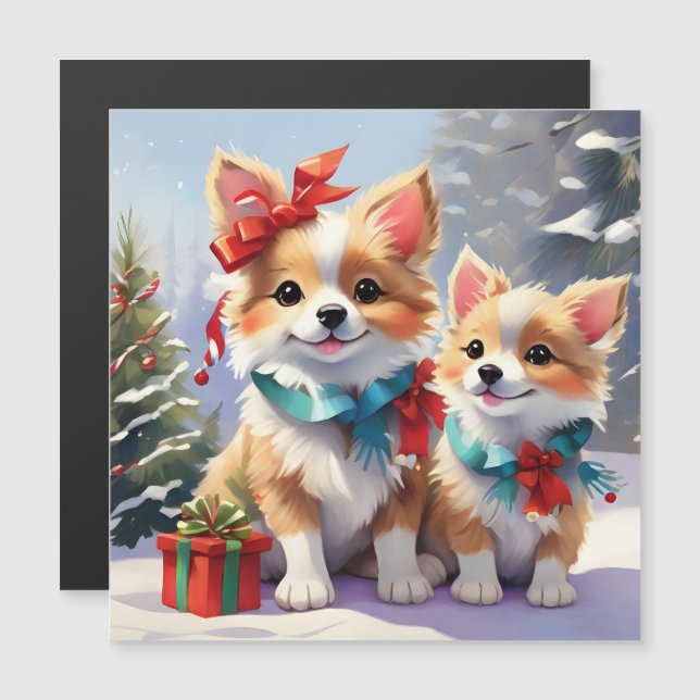 Cute Christmas Corgis Holiday Delight  (Front/Back)