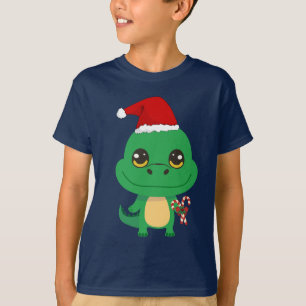Cute Christmas Crocodile T-Shirt