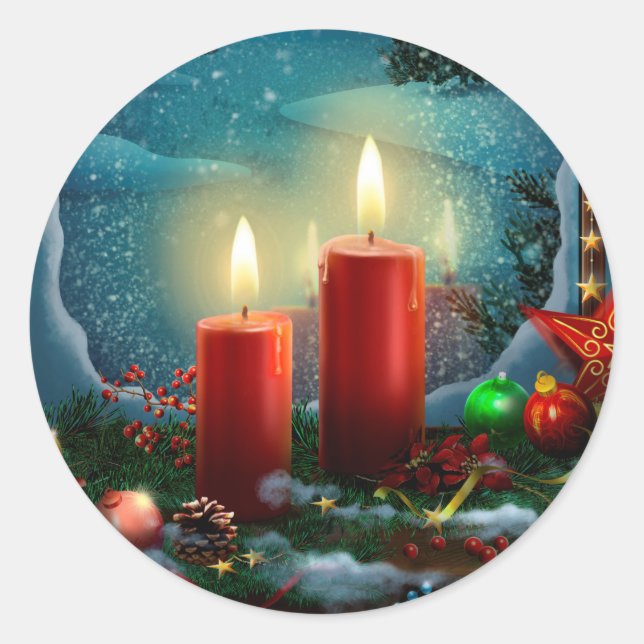 Cute Christmas customized gift Sticker (Front)