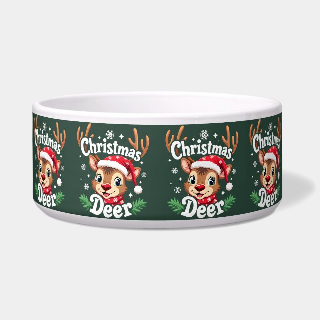 Cute Christmas Deer Illustration (Front)