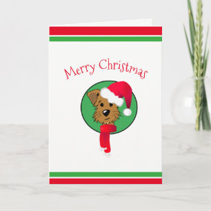Cute Christmas Dog  (5" x 7) Card