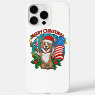Cute Christmas Dog iPhone 16 Pro Max Case