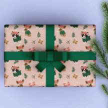 Cute Christmas Doggies with cozy sweaters Pink