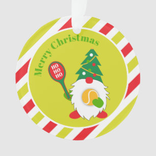 🎾Cute Christmas Dwarf with tennis ball   Ornament