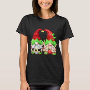 Cute Christmas Elf Family Christmas Gnomes T-Shirt
