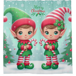 Cute Christmas elves 