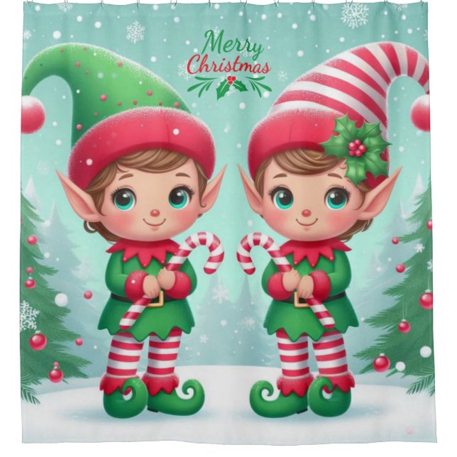 Cute Christmas elves  (Front)