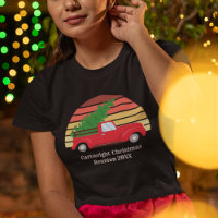 Cute Christmas Family Reunion Red Truck Women's