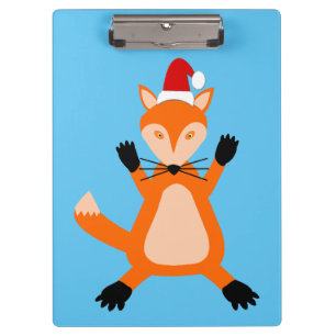 Cute Christmas Fox Clipboard