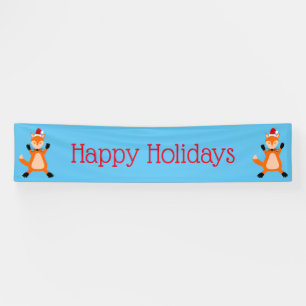 Cute Christmas Fox Custom Banner