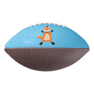 Cute Christmas Fox Football