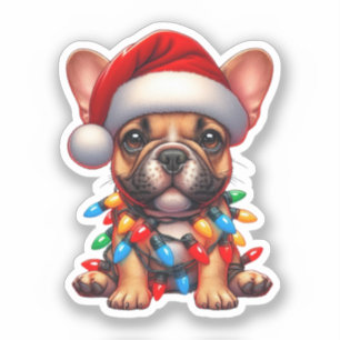 Cute Christmas French Bulldog
